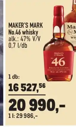 Metro MAKER'S MARK No.46 whisky ajánlat