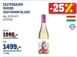 Metro ESZTERBAUER MÁMOR SAUVIGNON BLANC ajánlat