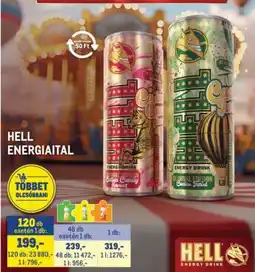 Metro HELL Energiaital ajánlat