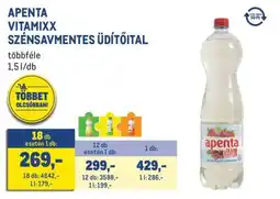 Metro APENTA VITAMIXX SZÉNSAVMENTES ÜDÍTŐITAL ajánlat