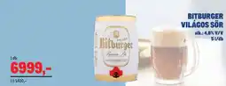 Metro BITBURGER Világos sör ajánlat