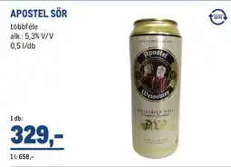 Metro APOSTEL SÖR ajánlat