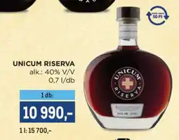 Metro UNICUM Riserva ajánlat