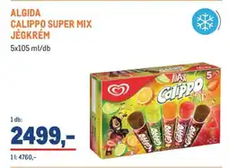 Metro ALGIDA CALIPPO SUPER MIX JÉGKRÉM ajánlat