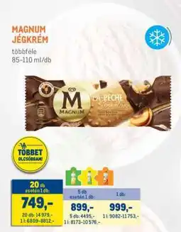 Metro Magnum jégkrém ajánlat