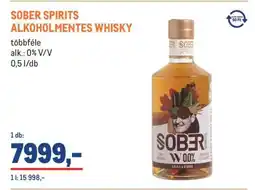 Metro SOBER SPIRITS ALKOHOLMENTES WHISKY ajánlat