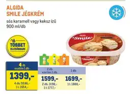 Metro Algida Smile jégkrém ajánlat
