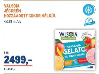 VALSOIA JÉGKRÉM HOZZÁADOTT CUKOR NÉLKÜL