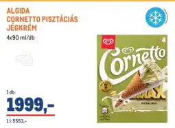 Metro ALGIDA CORNETTO PISZTÁCIÁS JÉGKRÉM ajánlat