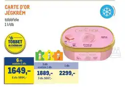 Metro CARTE D'OR Jégkrém ajánlat