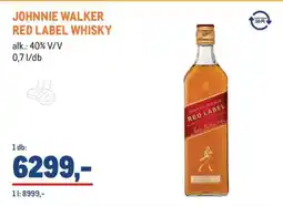 Metro JOHNNIE WALKER Red Label Whisky ajánlat