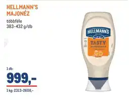 Metro HELLMANN’S MAJONÉZ ajánlat