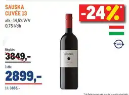Metro Sauska Cuvée 13 ajánlat