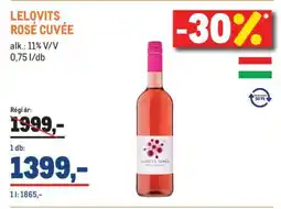 Metro LELOVITS ROSÉ CUVÉE ajánlat