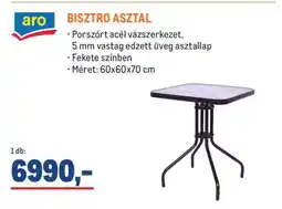 Metro BISZTRO ASZTAL ajánlat
