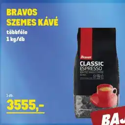 Metro BRAVOS Szemes kávé ajánlat