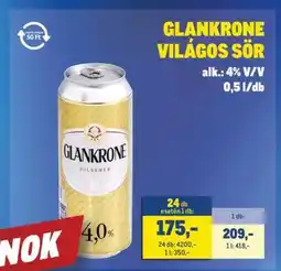 Metro GLANKRONE VILÁGOS SÖR ajánlat