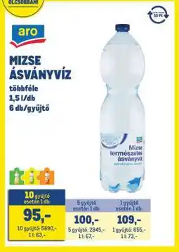 Metro aro MIZSE ÁSVÁNYVÍZ ajánlat