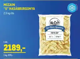 Metro MCCAIN U HASÁBBURGONYA ajánlat