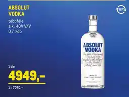 Metro Absolut vodka ajánlat