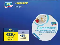 Metro aro CAMEMBERT ajánlat