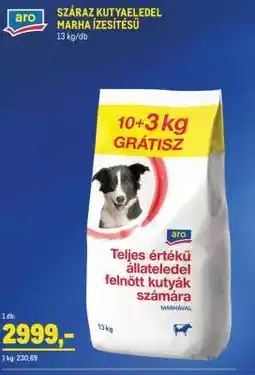 Metro aro SZÁRAZ KUTYAELDEL MARHA ÍZESÍTÉSŰ ajánlat