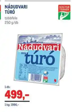 Metro Nádudvari túró ajánlat