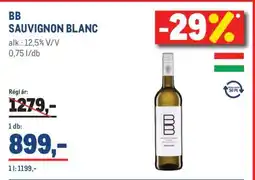 Metro BB Sauvignon Blanc ajánlat