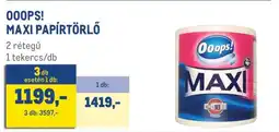 Metro OOOPS! Maxi papírtörlő ajánlat