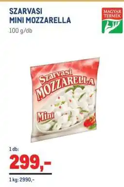Metro SZARVASI Mini mozzarella ajánlat