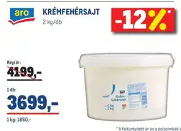 Metro aro KRÉMFEHÉRSAJT ajánlat