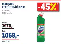 Metro DOMESTOS FERTŐTLENÍTŐ SZER ajánlat