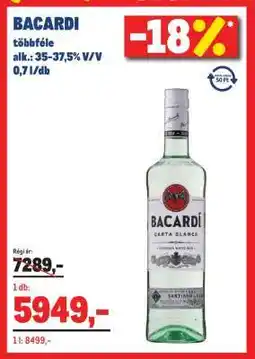 Metro Bacardi ajánlat