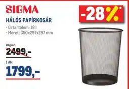 Metro SIGMA ajánlat