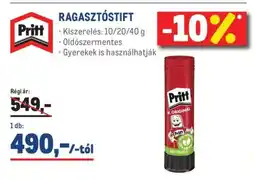 Metro PRITT RAGASZTÓSTIFT ajánlat