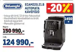 Metro DeLonghi ECAM220.21.B ajánlat