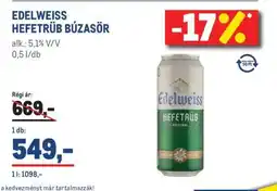Metro Edelweiss Hefetrüb Búzasör ajánlat