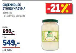 Metro GREENHOUSE GYÖNGYHAGYMA ajánlat