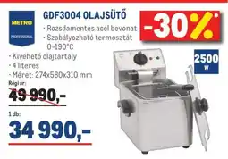 Metro GDF3004 OLAJSÜTŐ ajánlat