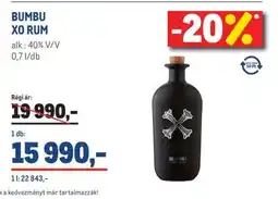 Metro BUMBU XO RUM ajánlat