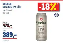 Metro Dreher Session IPA sör ajánlat