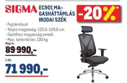 Metro SIGMA EC901 MA-GASHÁTTÁMLÁS IRODAI SZÉK ajánlat
