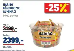Metro HARIBO KÖRDOBOZOS GUMIMACI ajánlat