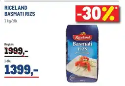 Metro Riceland basmati rizs ajánlat