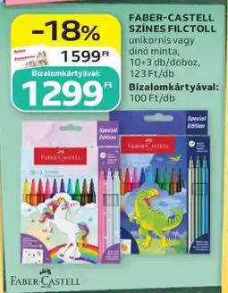 Auchan FABER-CASTELL SZÍNES FILCTOLL ajánlat