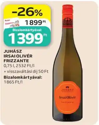 JUHÁSZ IRSAI OLIVÉR FRIZZANTE