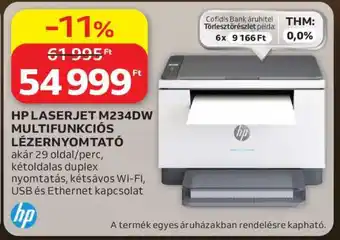 HP LaserJet M234DW Multifunkciós Lézernyomtató