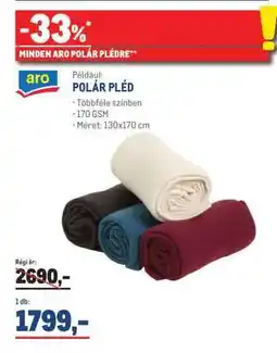 Metro aro POLÁR PLÉD ajánlat