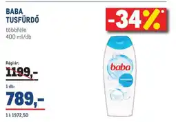 Metro BABA Tusfürdő ajánlat
