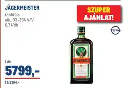 Metro Jägermeister ajánlat